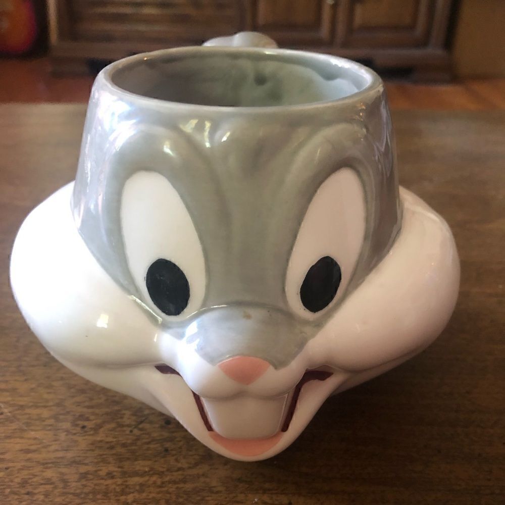 Applause Inc Bugs Bunny 3D mug. 1992. Vintage.